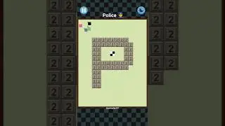 Who is the winner? 🏆 P for Police 👮 | Square Race Game Level 54 🎮 | @gameplay.521 #viral #kids