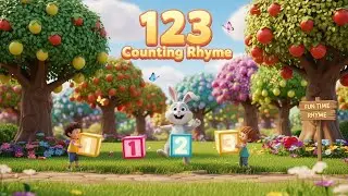 123 Counting Rhyme 🔢🎵✨ | Fun Numbers Song for Kids & Toddlers 🌈👶