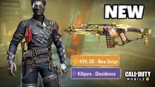 *New* Legendary HVK 30 New Reign | Epic Killgore Dissidence | New Order Draw COD Mobile