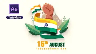 Independence day motion graphics | After effect tutorials