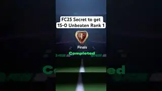 FC25 the secret that got me 15-0 Unbeaten Rank 1 in Fut Champs #fc25 #eafc25 #fifa #football
