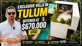 3 Bed/3.5 Bath Tulum Villa Tour - $670,000 USD - With Guest Suite