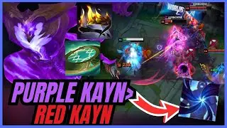 *NEW* PURPLE KAYN BUILD 1V9 SOLO CARRY WITH THIS SETUP!