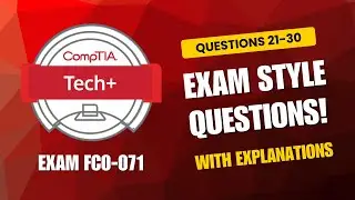 CompTIA Tech+ (FC0-U71) Exam-Style Practice Questions 2026 | Q21&ndash;30 (With Explanations)