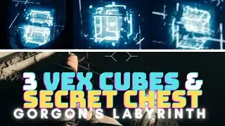 Gorgon's Labyrinth 3 Vex Cubes + Secret Chest: Vault of Glass | Destiny 2