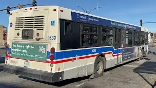 CTA On-Board 2007 New Flyer D40LF Bus #1539 On Rt 49 Western From Pink Line to Roosevelt