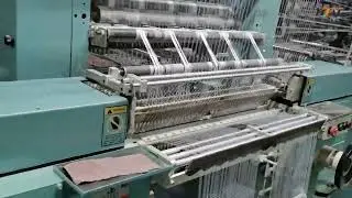 A full demonstration of 8-bar model of crochet knitting machine.