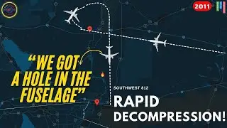 (REAL ATC) Southwest 812 HOLE IN THE FUSELAGE! Rapid decompression and Emergency descent!
