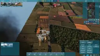 U.S. M1 Abrams Tank platoon attack Russian position