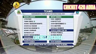Bangladesh Vs West indies | 3rd Odia Highlights | 2021 |