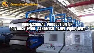 Professional Production of PU Rockwool Sandwich Panel Equipment, Sandwich Panel Line Manufacturer