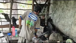 Process of Making Traditional Palm Oil Harvesting Tools