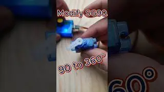 How To Modify SG90 Servo Motor to Spin 360&deg;