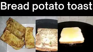 Bread potato toast| potato with bread recipe| by | Talha ka kicthen|