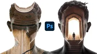 Double Exposure Photoshop Manipulation - Photoshop Short Tips!