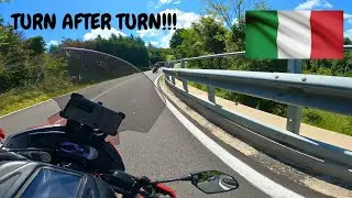 Yamaha Tracer 7 riding Turn after Turn in Italia - GPR Exhaust - Quickshifter(4K)