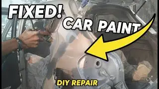 How to touch up car paint dents? DIY dent paint fix || How to repair dent