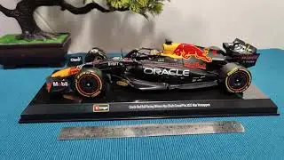Обзор модели болида F1 Red Bull Racing Rb18 2022 Bburago, 1:24