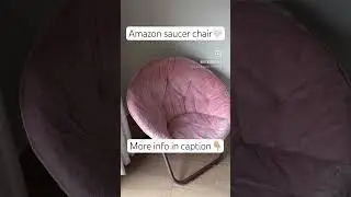 Faux fur saucer chair🤍 follow for all my links🫶🏼