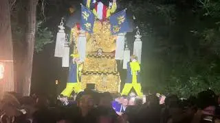 2025年 角野地区 内宮神社 北内太鼓台 宮出し