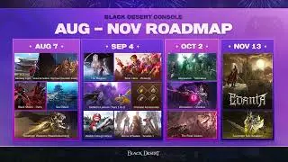 Black Desert Console Patch Notes((8/21/2025). Class Changes, Shai MASSIVE Buff, Dark Bonghwang Event