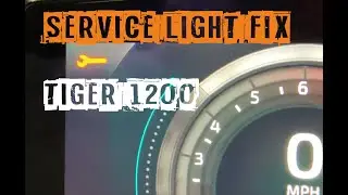 Triumph Tiger 1200 - Service Light Fix