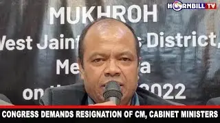 CONGRESS DEMANDS RESIGNATION OF CM, CABINET MINISTERS
