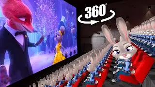 Judy Hopps - Cinema Hall in 360&deg; Video | VR / 4K | Zootopia