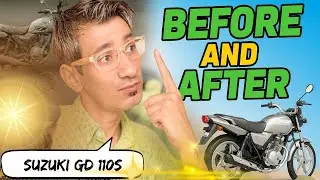 Suzuki GD 110S 2025 Bike Detailing & Washing After Rain  Step by Step Guide