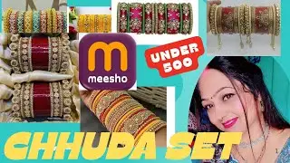 Meesho bangles haul // bridal chuda ,bangles,churi haul//most trendy bridal chuda haul from meesho