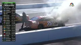 BJ McLeod Catches on Fire - 2021 NASCAR Cup Series Practice at Phoenix