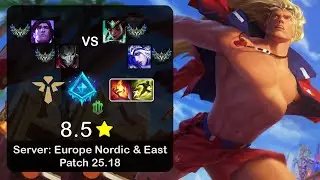 Taric Support + Jhin vs Karma + Ashe - EUNE Challenger - Patch 25.18