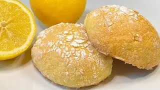 The best lemon cookie recipe | How to make crinkly sweet lemon cookies