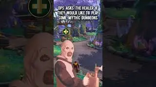 dps asks the healer if they would like to run some mythic dungeons #wow #worldofwarcraft #warcraft