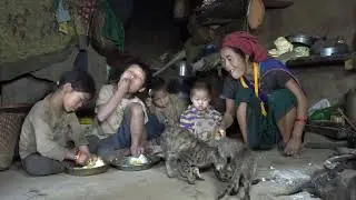 Eating and living style together in village || Village life