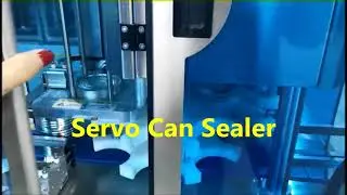 Servo Can Sealer with open the door machine auto stop function,Saftest Can Seamer,Popular Can Closer