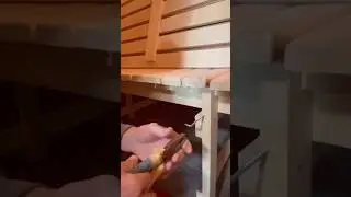 installation of metal hooks