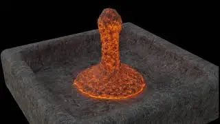 blender 3d lava simulation
