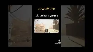 cewoHere ekran kartı yakma