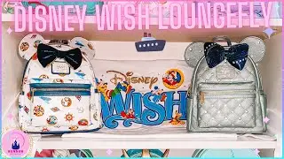 Disney Cruise Line Wish Ship Exclusive Loungefly Mini Backpack Spirit Jersey Unboxing LostMail Ariel