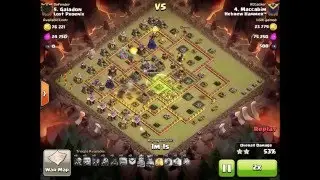 Clash of Clans | Hebrew Hammer vs Lost Phoenix Clan War | HH 3 Star Attacks CoC