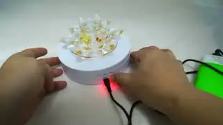 3 Speed Electric Rotating Display Stand 360 Degree Jewelry Turntable