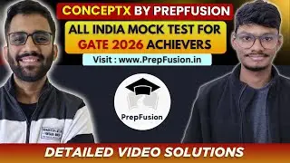🔥Solutions ConceptX by PrepFusion : AIMT FOR GATE ACHIEVERS || ECE/EE/IN