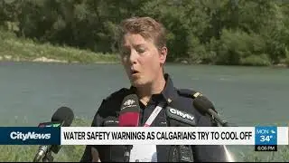 Water safety warnings as Calgarians try to cool off
