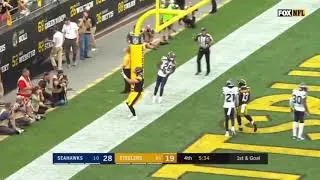 Mason Rudolph hits Vance McDonald off play-action for late TD