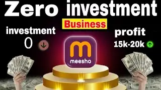 Zero investment  business from  ( meesho ) 👍😎 ||  with 30 days roadmap ||
