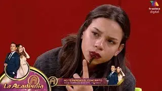 ¡A pesar de la caída, Angie disfrutó estar en el escenario y se nota! | La Academia