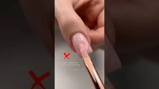 Step-by-step video tutorial on how to use the Smart builder gel. #nailstutorial #gelnails #manicure