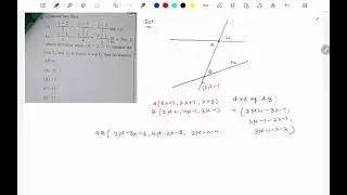 Вопросы по математике для экзаменов JEE Main/Advanced: трехмерная геометрия (рассмотрите две прям...