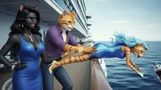 🐾🌱 AI Animated Cat Story: She Was Thrown Into the Ocean&hellip; Her Son Came Back #catstory#aicat#shorts